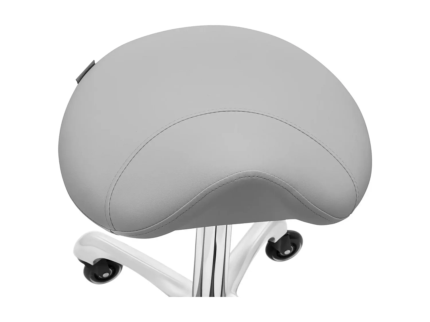 Taburete de silla de montar para caballo 150 kg color gris oscuro aleación de aluminio PVC PU ​​madera contrachapada espuma sintética color gris oscuro 14_0010086