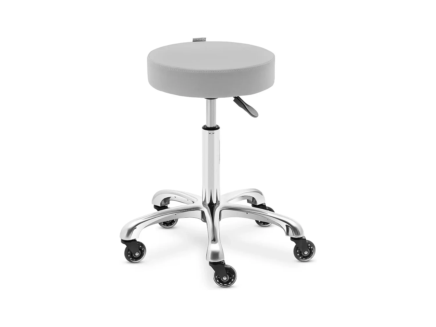 Banco profissional para cabeleireiro 72 cm 150 kg cinza 14_0010075