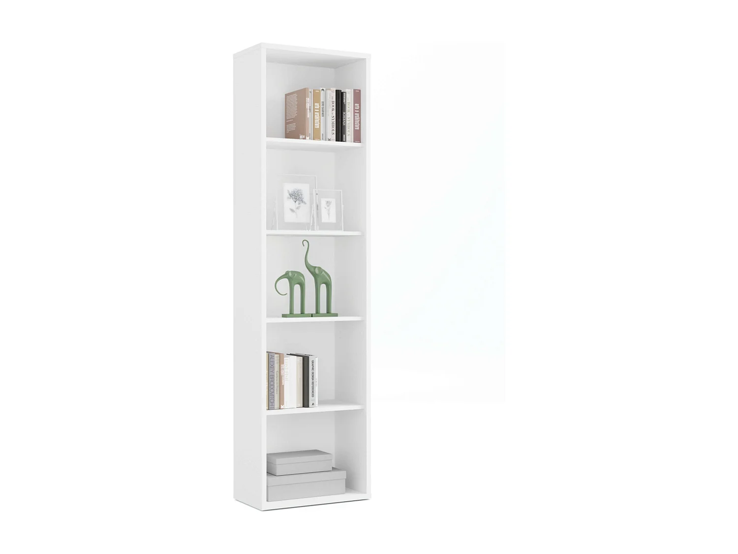 Pack Oficina: 4 Escritorios y Estanterías Estilo Moderno Blanco