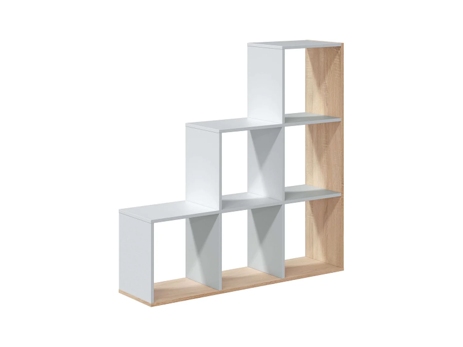 Pack Muebles Oficina Dormitorio Juvenil Blanco artik y Roble canadian