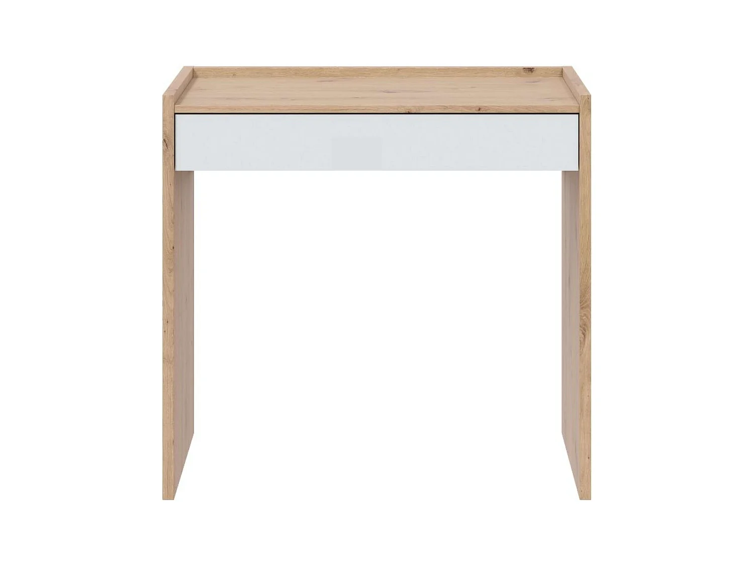 Pack Escritorio Estantería Juvenil Blanco Artik y Roble Nodi Oficina