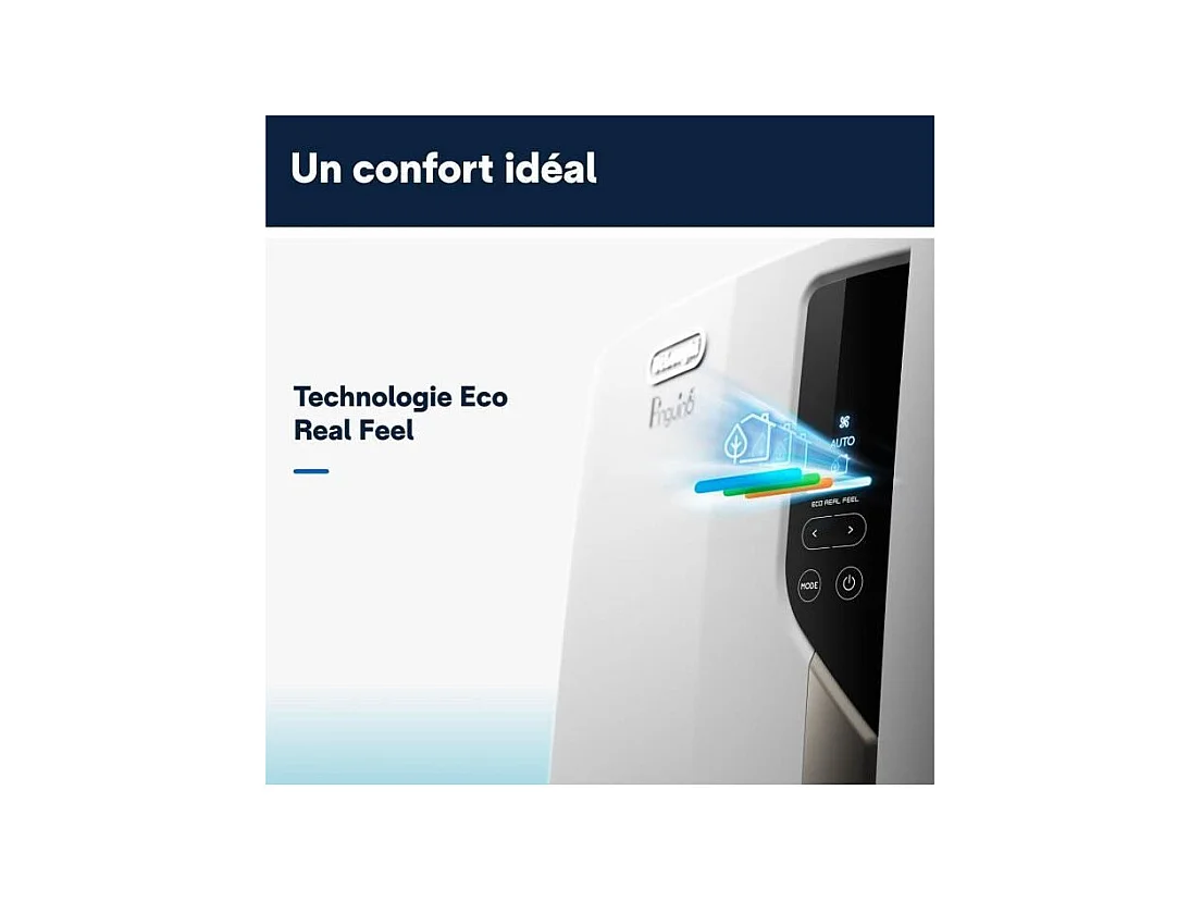 Mobiles Klimagerät DELONGHI PAC EL110 WIFI 2900W 11000 Btu/h 3 Geschwindigkeiten