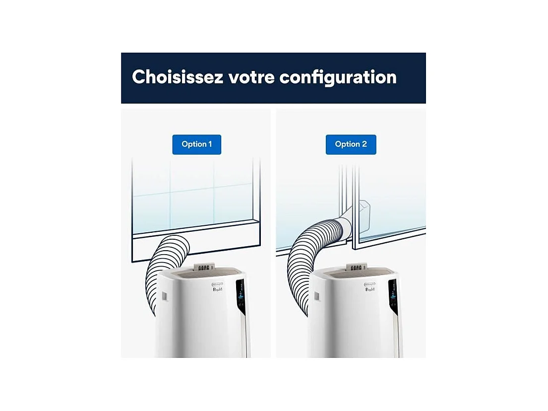 Mobiles Klimagerät DELONGHI PAC EL110 WIFI 2900W 11000 Btu/h 3 Geschwindigkeiten