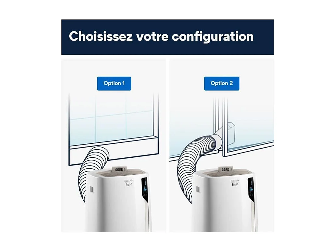 Mobiles Klimagerät DELONGHI PAC EL110 WIFI 2900W 11000 Btu/h 3 Geschwindigkeiten