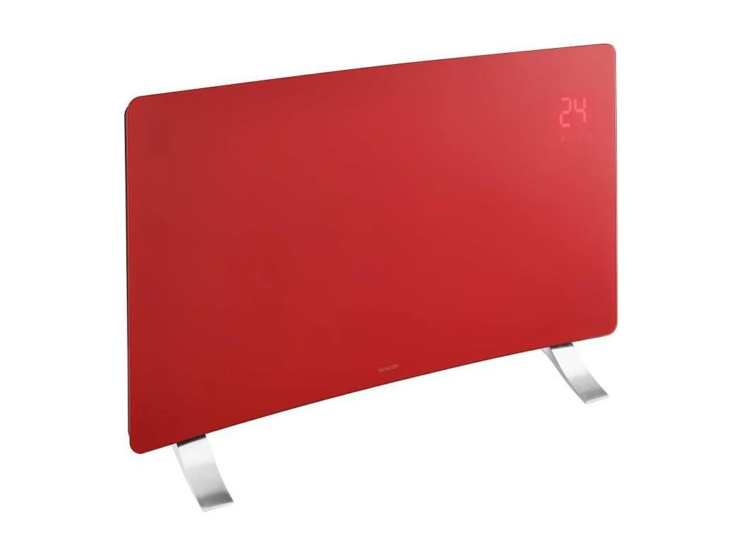 Intelligenter Wi-Fi-Glasheizkörper SENCOR SCF 4742RD 2400 W Rot