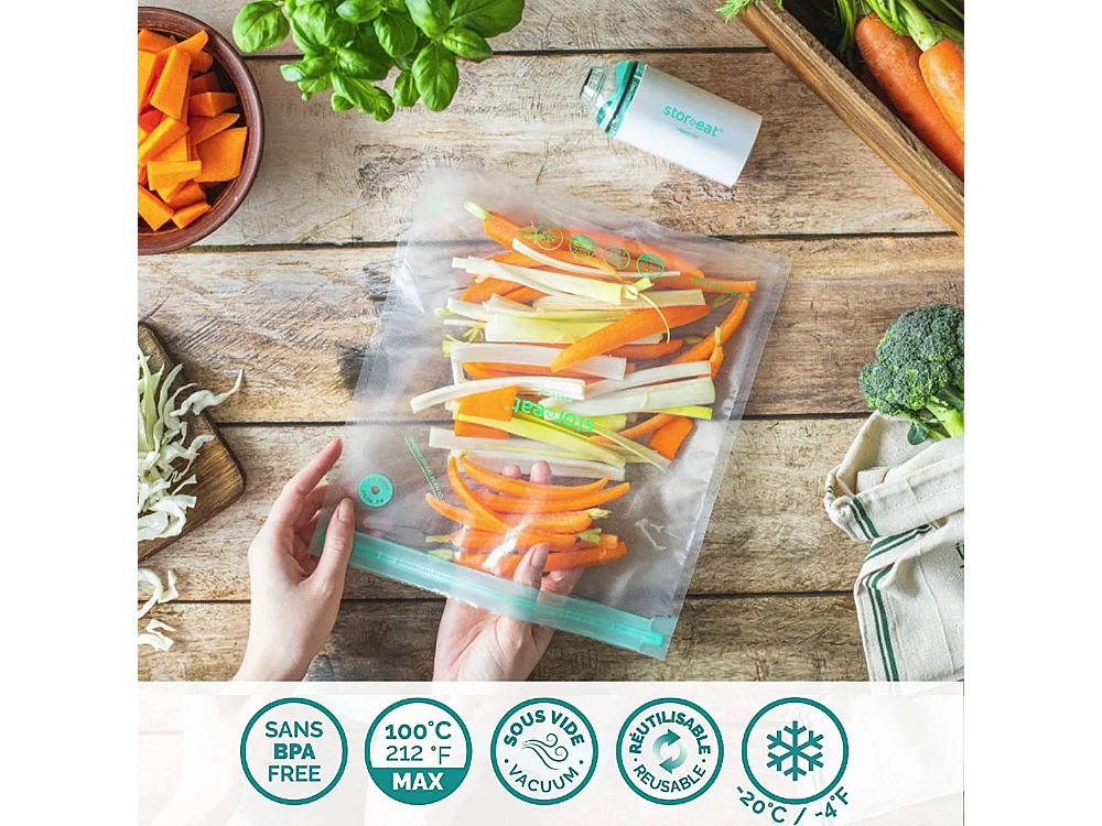 Kit pompe sous vide Stor'eat