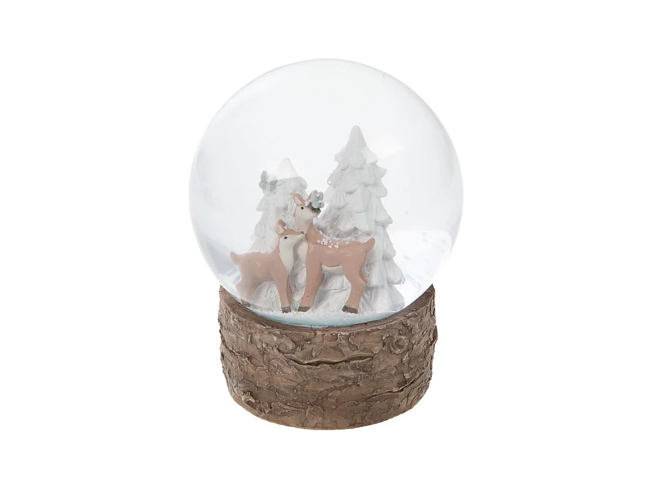 Boule à neige Biche refuge