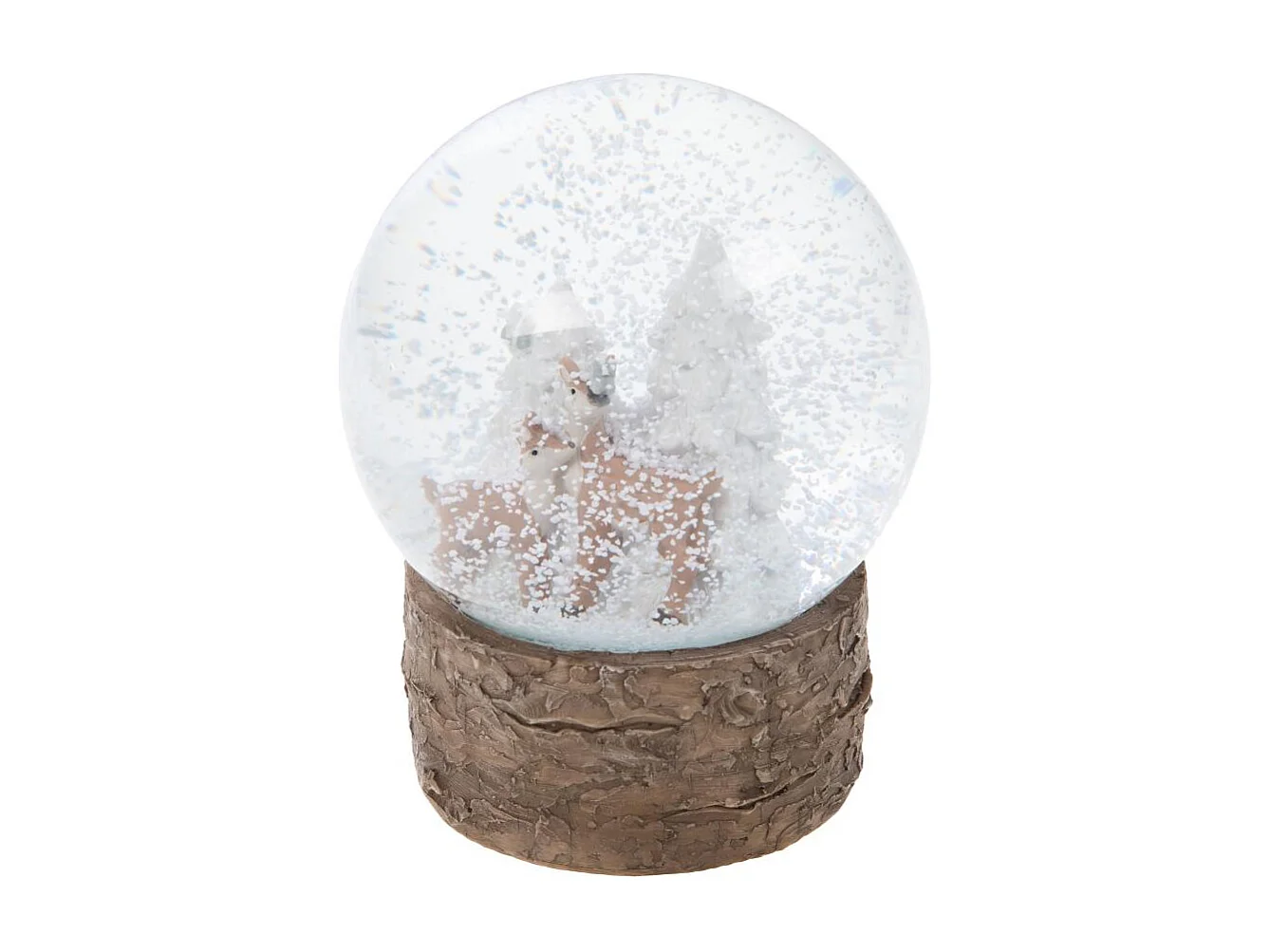 Boule à neige Biche refuge