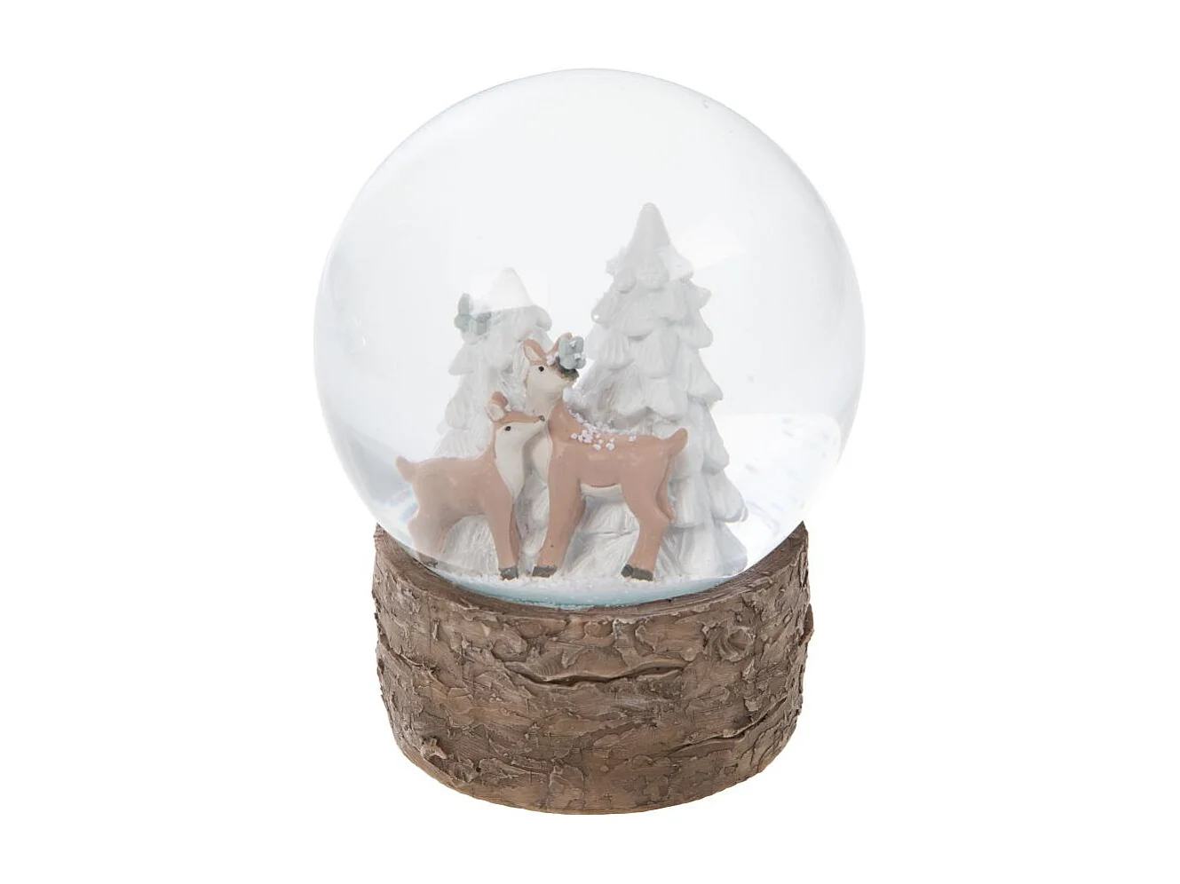 Boule à neige Biche refuge