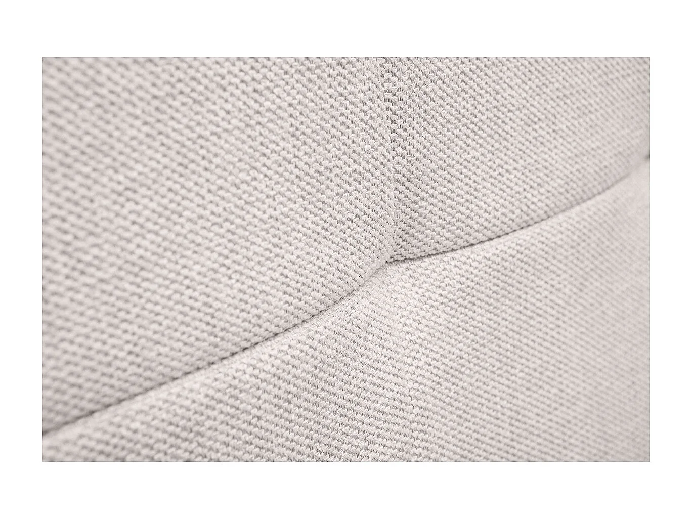 Testiera in tessuto effetto velluto testurizzato beige L170 cm SUKA