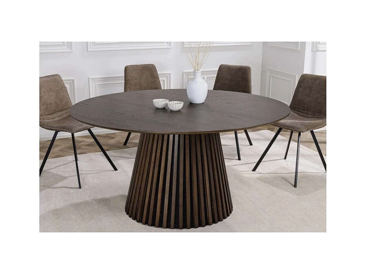 Table de salle à manger KANOVA – Ronde 140 cm – Style contemporain