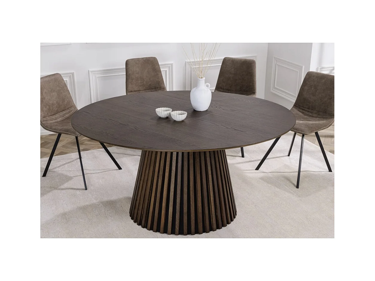 Table de salle à manger KANOVA – Ronde 140 cm – Style contemporain