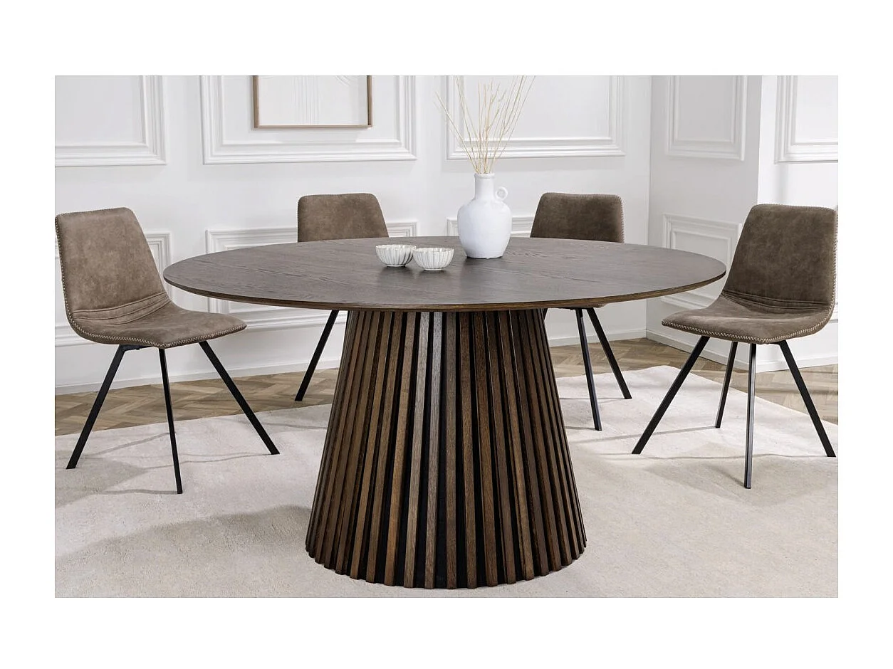 Table de salle à manger KANOVA – Ronde 140 cm – Style contemporain