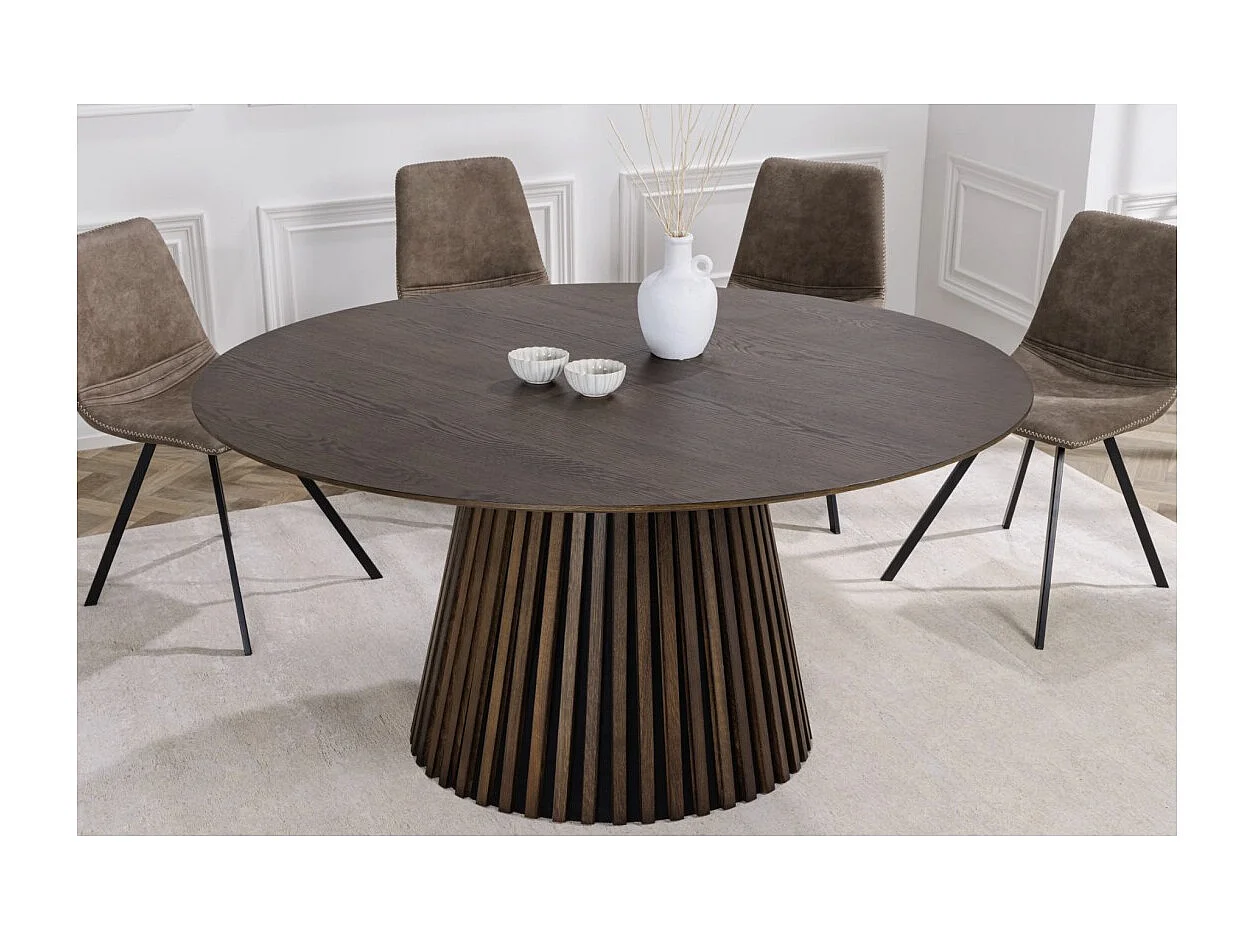 Table de salle à manger KANOVA – Ronde 140 cm – Style contemporain