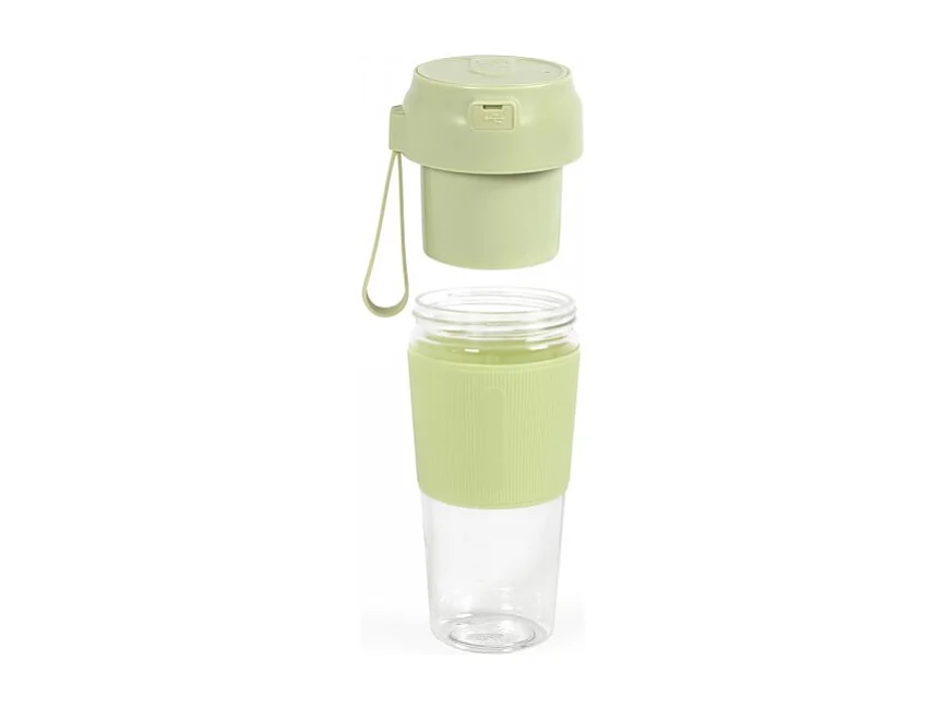 Draagbare Blender Livoo 40W 300ml Matcha Groen met 6 RVS Messen en Oplaadbare USB-C Batterij