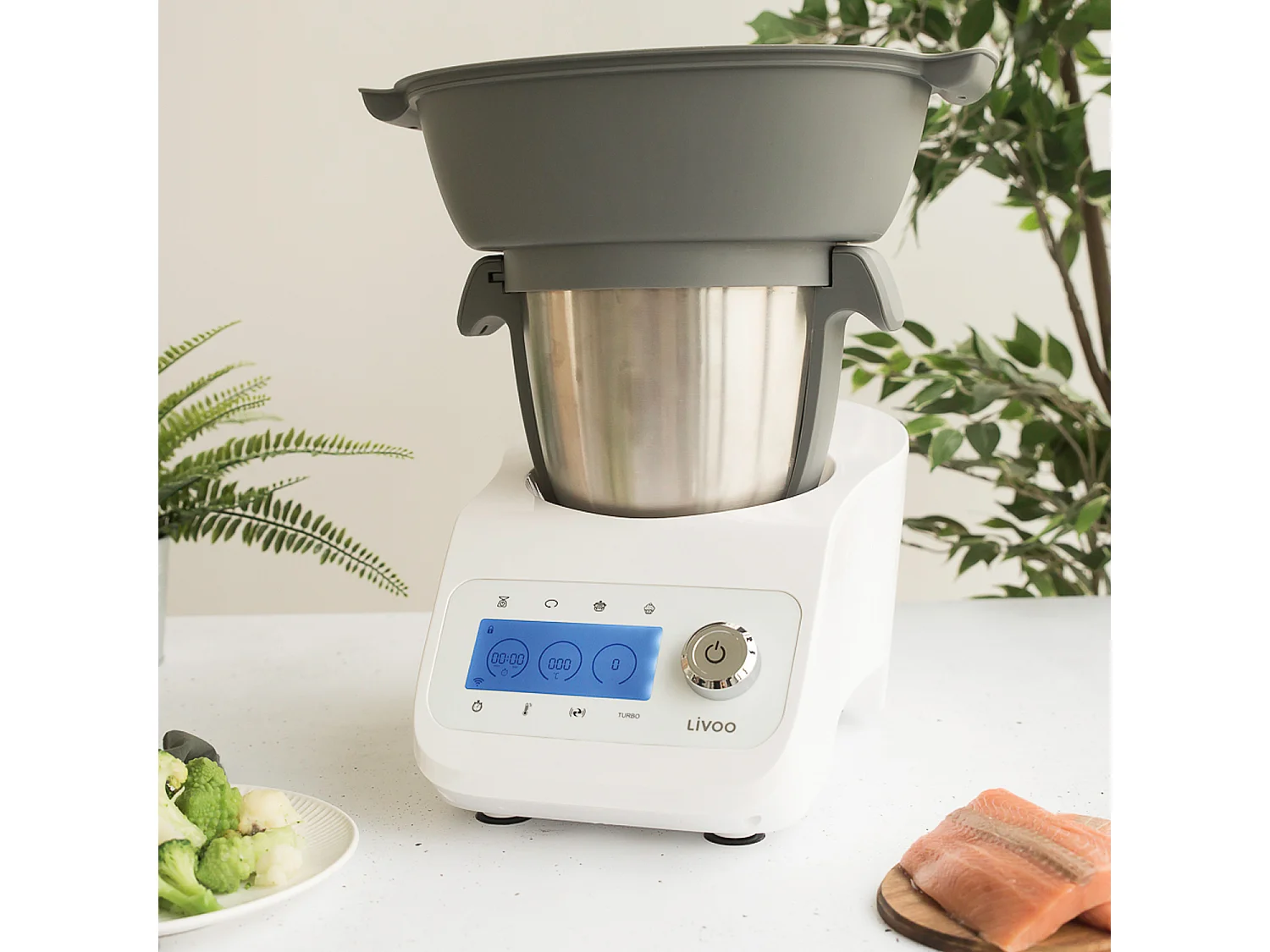 Livoo Robot cuiseur multifonctions 3.5l 1000w - dop219w