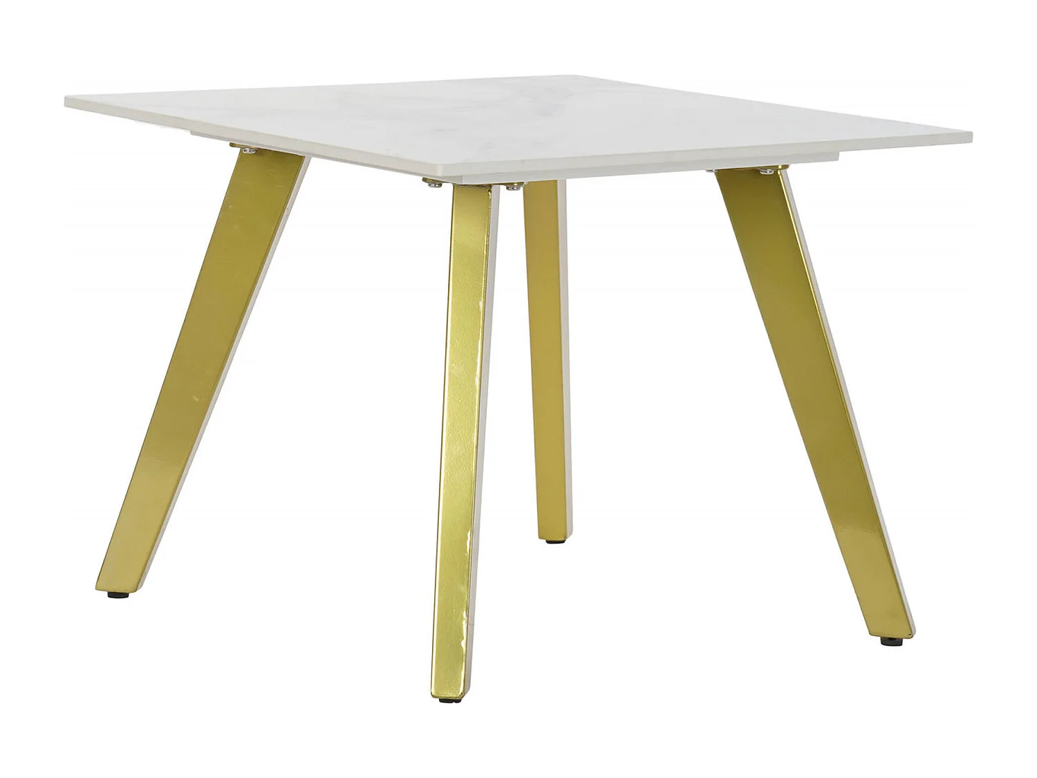 Table basse élégance en céramique touché doré