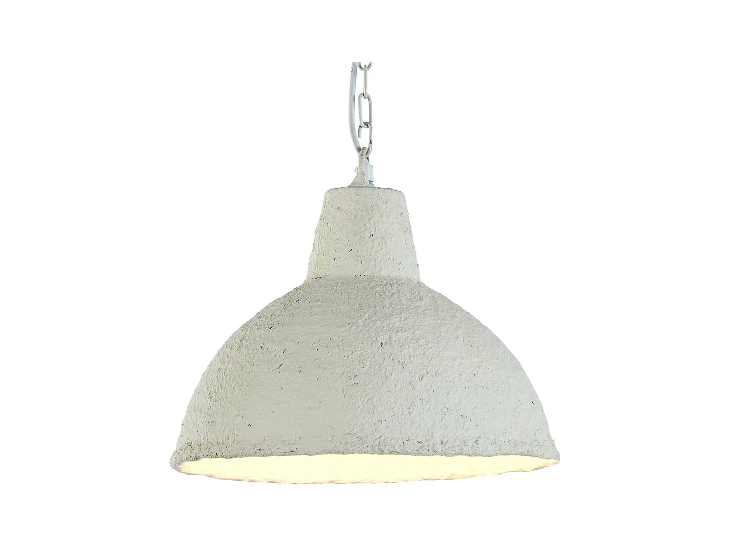 Suspension élégante papier mâché épuré pour intérieur chic