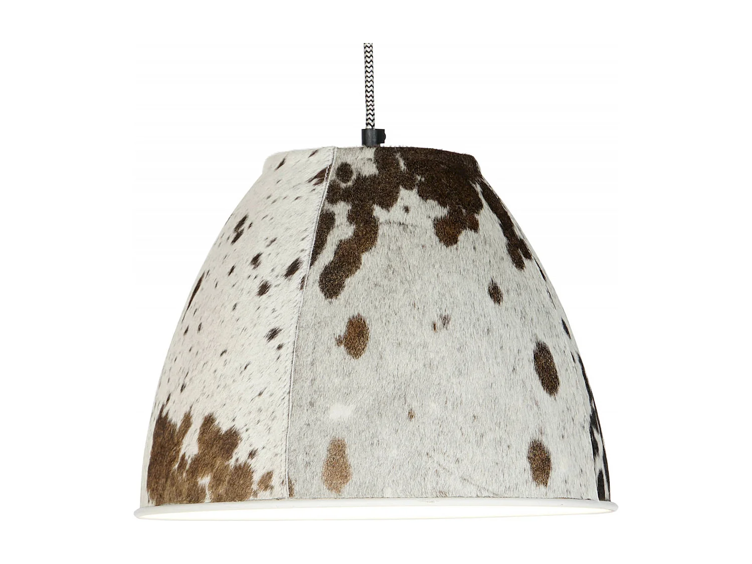 Suspension chic en cuir beige pour intérieur élégant