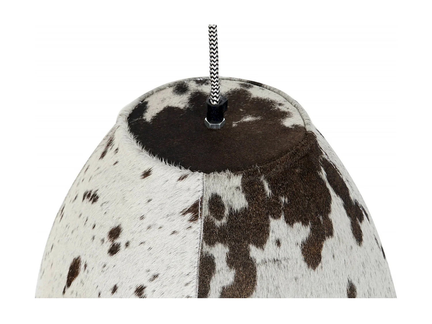 Suspension chic en cuir beige pour intérieur élégant