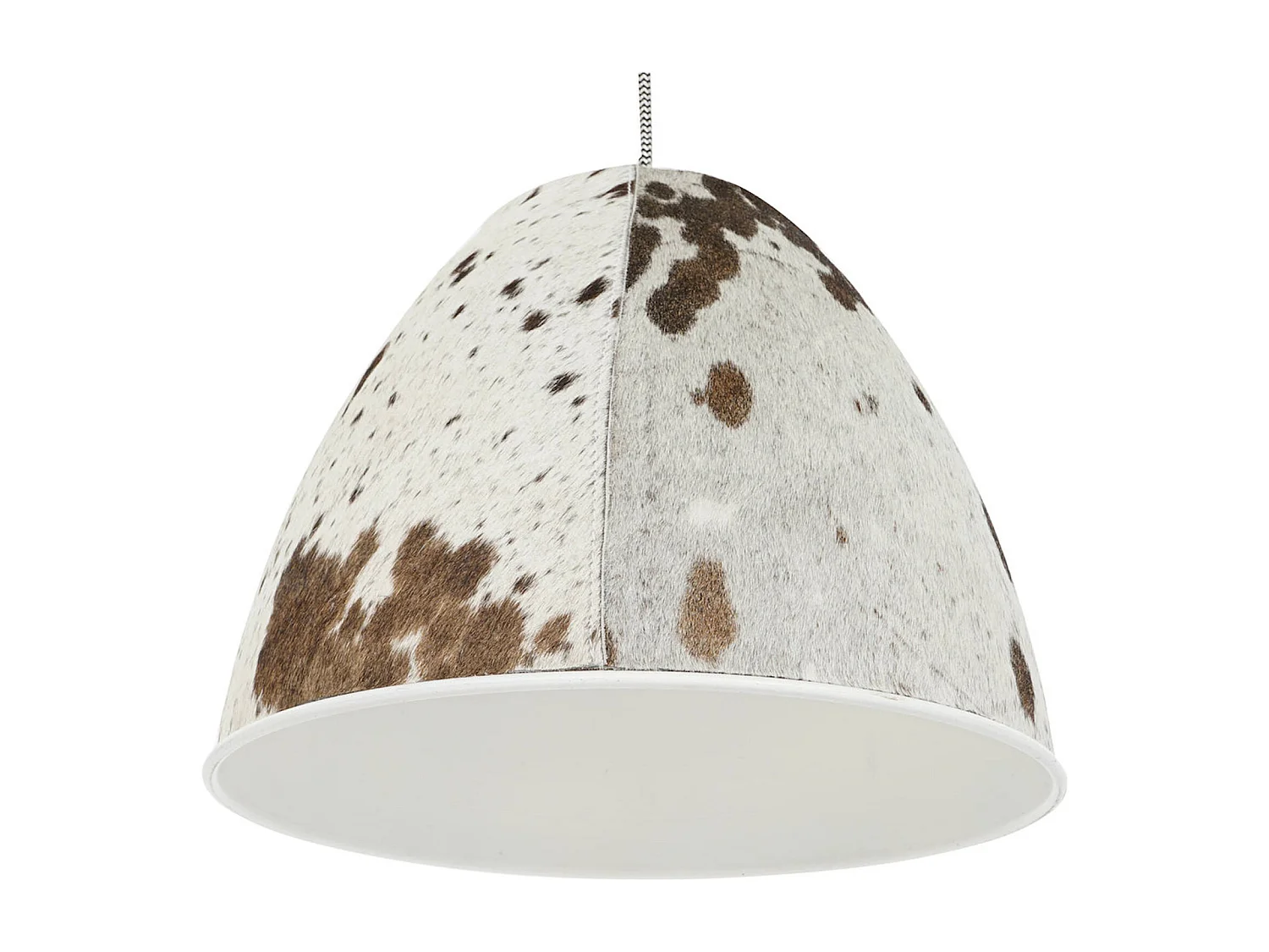 Suspension chic en cuir beige pour intérieur élégant