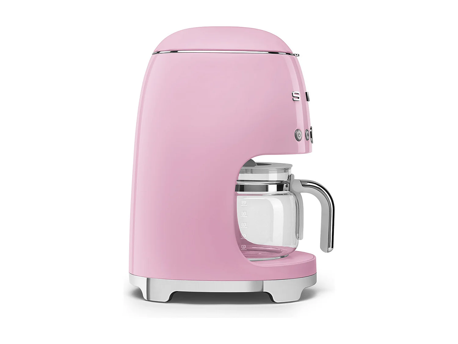 Smeg Cafetière filtre programmable 10 tasses 1050w rose - DCF02PKEU