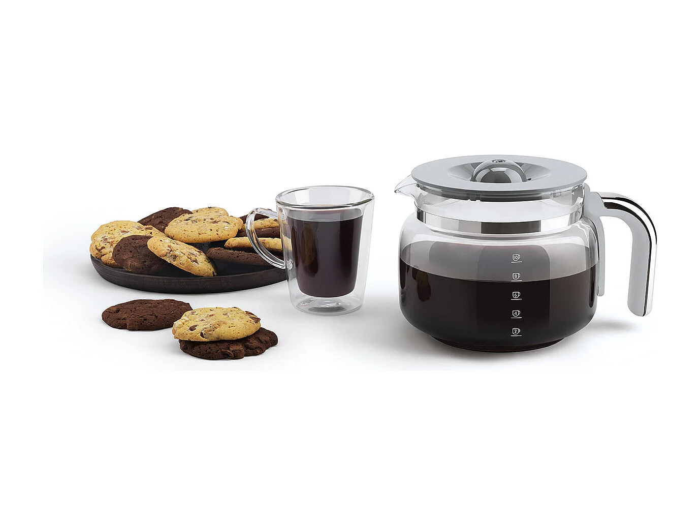 Smeg Cafetière filtre programmable 10 tasses 1050w rose - DCF02PKEU