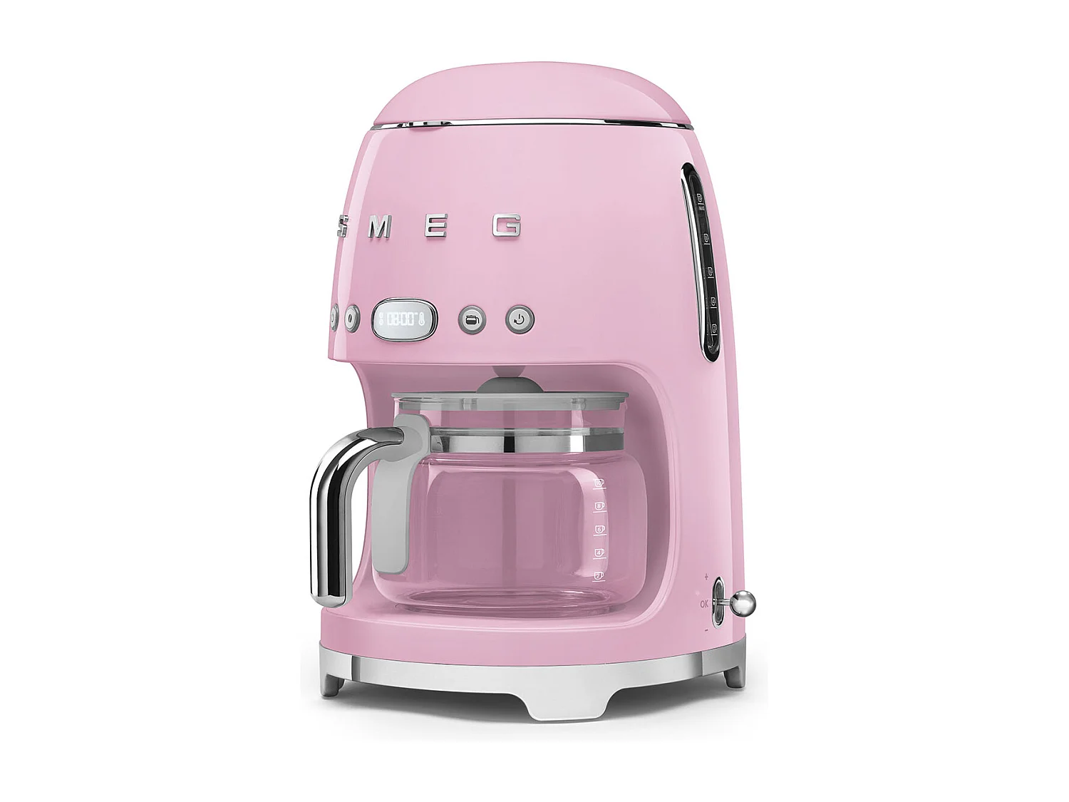 Smeg Cafetière filtre programmable 10 tasses 1050w rose - DCF02PKEU