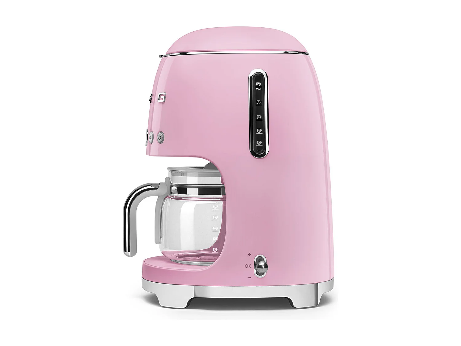 Smeg Cafetière filtre programmable 10 tasses 1050w rose - DCF02PKEU