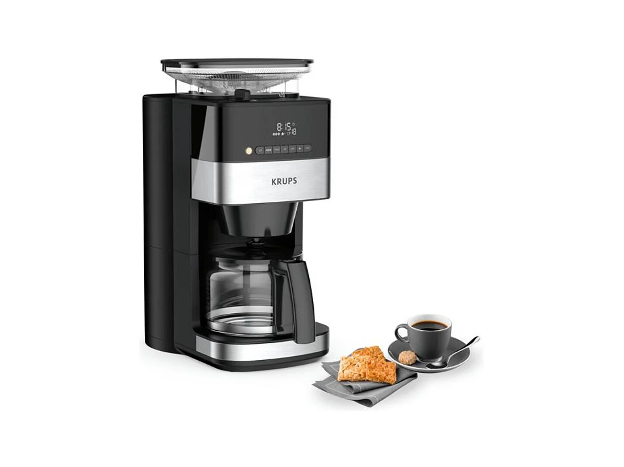 Krups Cafetière filtre programmable 10-15 tasses 1000w - KM832810