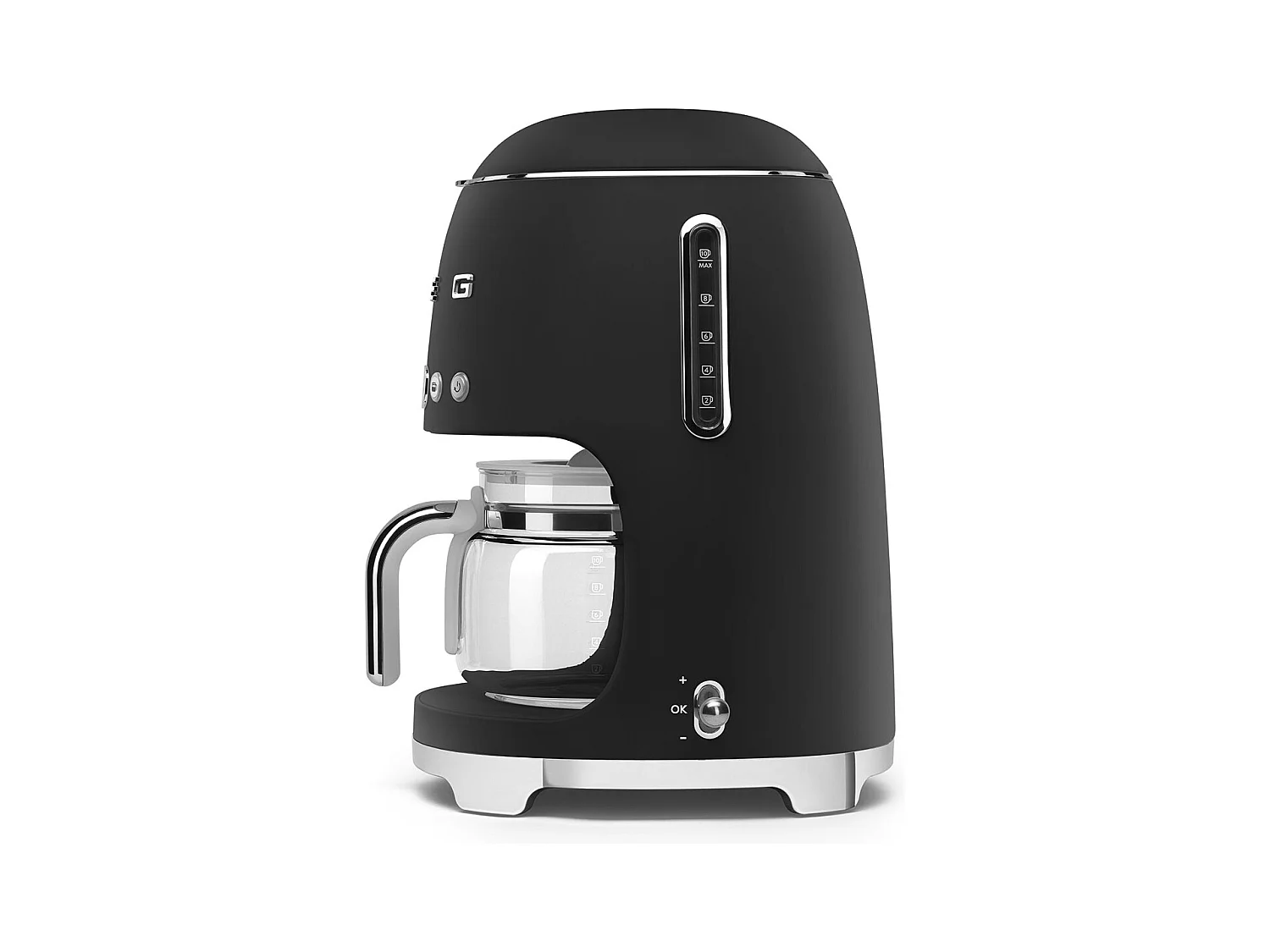 Smeg DCF02BLMEU 1050W Matte Schwarze Tropfkaffeemaschine