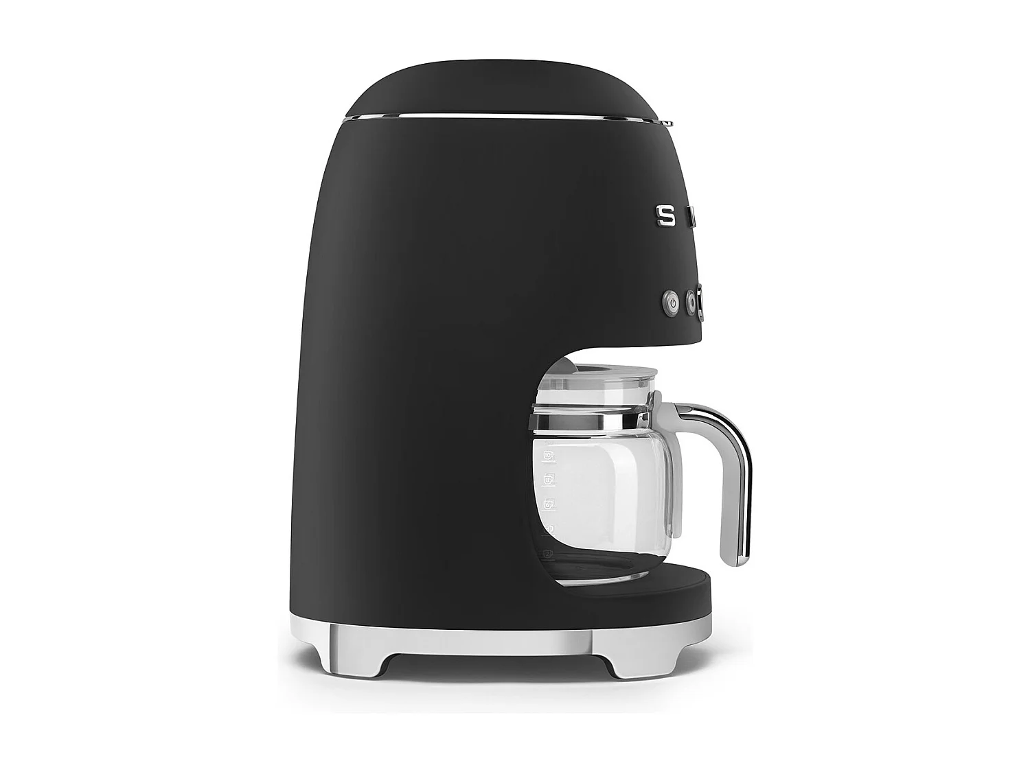 Smeg DCF02BLMEU 1050W Matte Schwarze Tropfkaffeemaschine