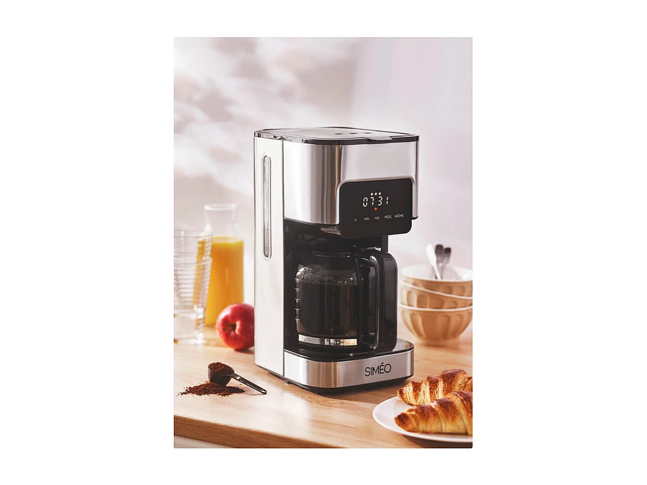 Simeo Cafetière filtre programmable 15 tasses 1000w - cfp210