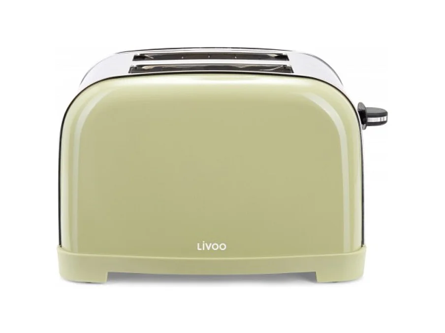 Livoo Grille-pains 2 fentes 850w vert matcha - DOD196M