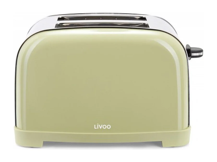 Livoo Grille-pains 2 fentes 850w vert matcha - DOD196M