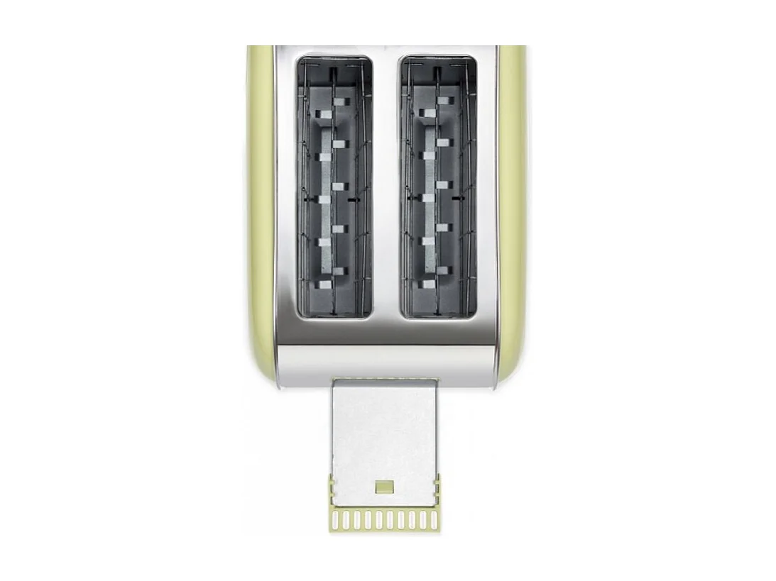 Livoo Grille-pains 2 fentes 850w vert matcha - DOD196M