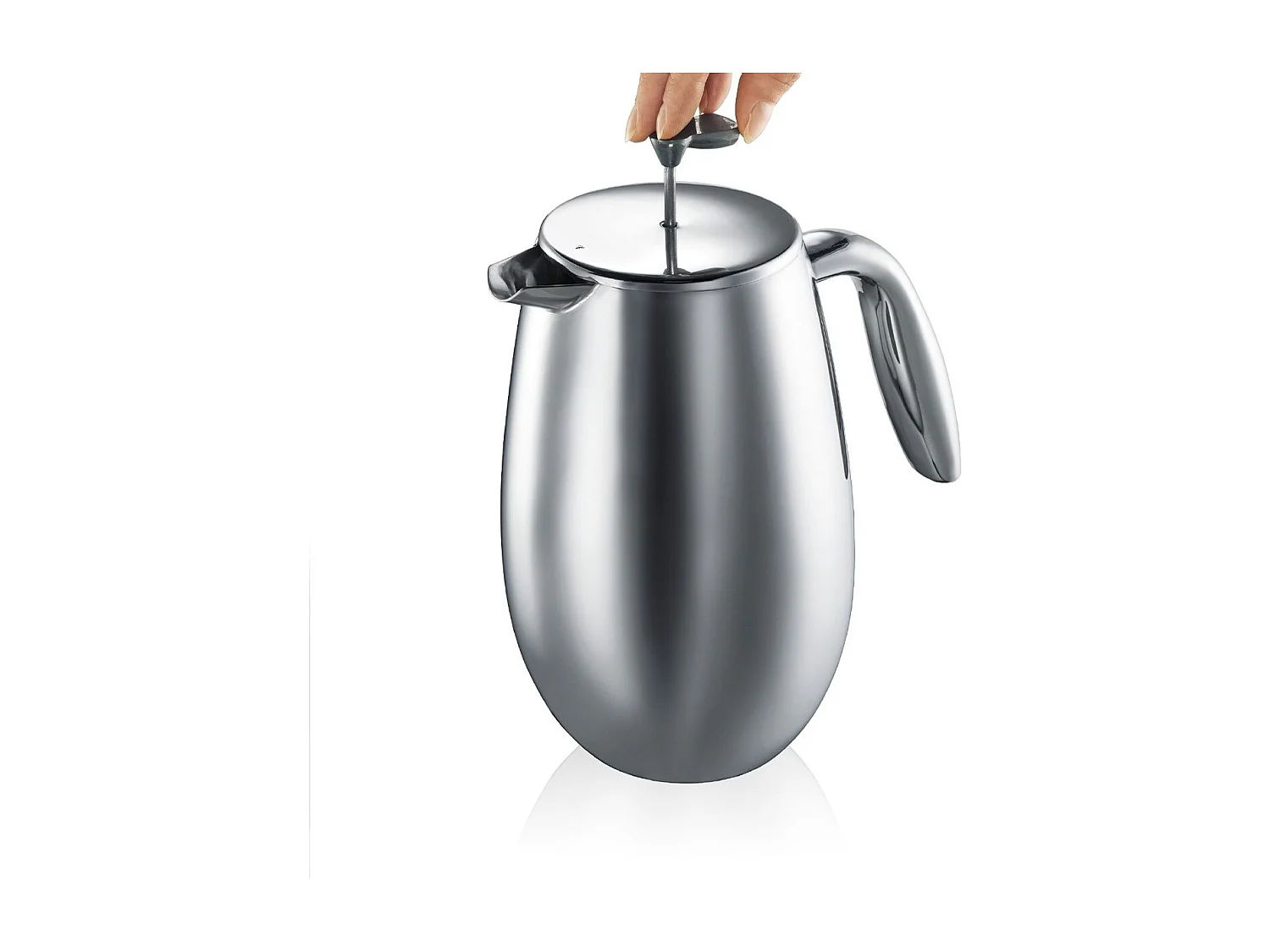 Bodum Cafetière à piston 8 tasses 1l inox - 1308-16