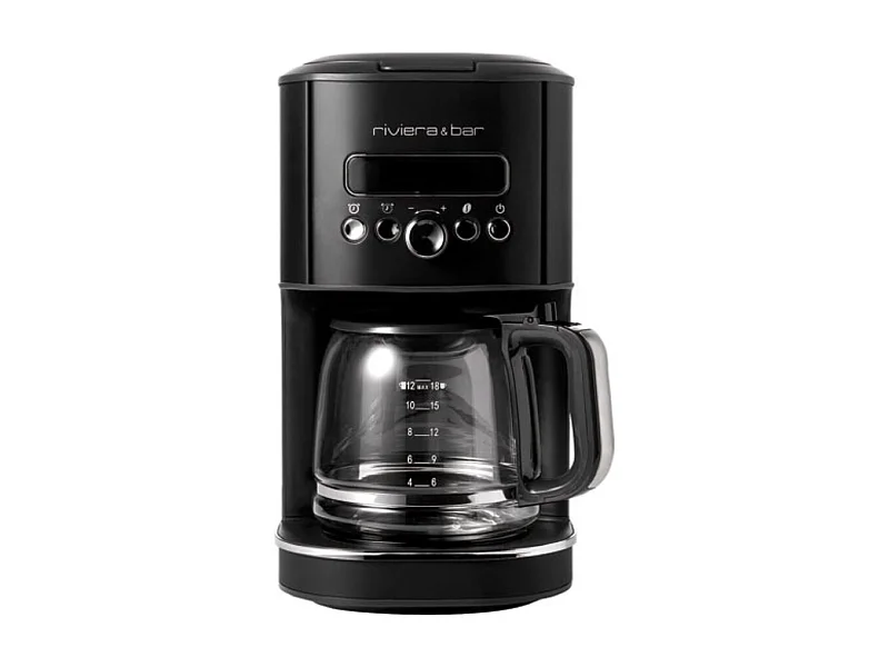 Riviera & Bar Cafetière programmable 12 tasses 950w noir - BCF579