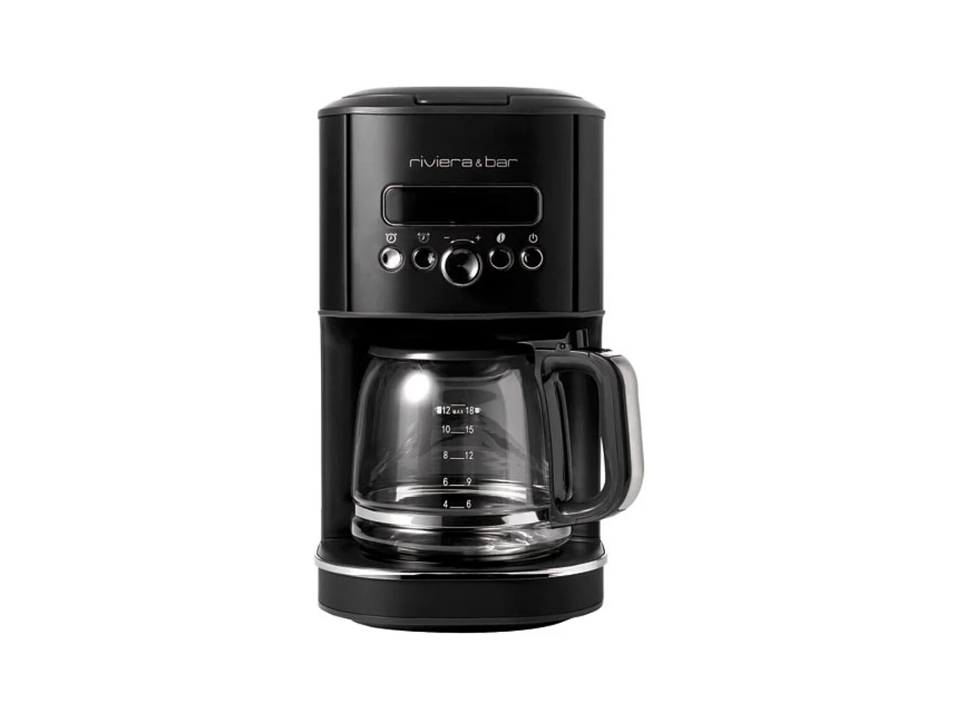 Riviera & Bar Cafetière programmable 12 tasses 950w noir - BCF579