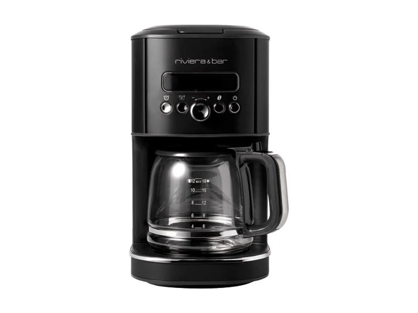 Riviera & Bar Cafetière programmable 12 tasses 950w noir - BCF579