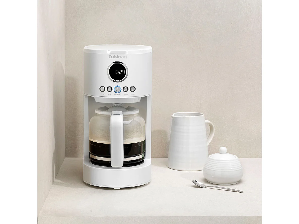 Cuisinart Cafetière programmable 1.8l 1050w blanc - DCC780WE