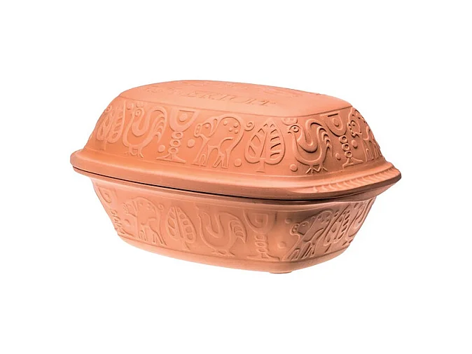 Romertopf Cocotte rectangulaire 39cm en terre cuite - 81749