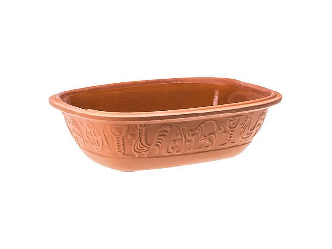 Romertopf Cocotte rectangulaire 39cm en terre cuite - 81749