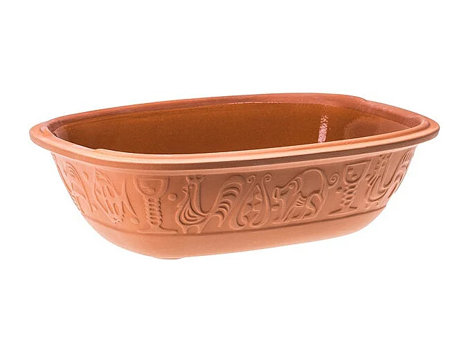 Romertopf Cocotte rectangulaire 39cm en terre cuite - 81749