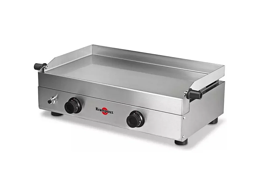 Plancha gaz Krampouz Saveur Double PFSV2MA KR 3400 W Inox