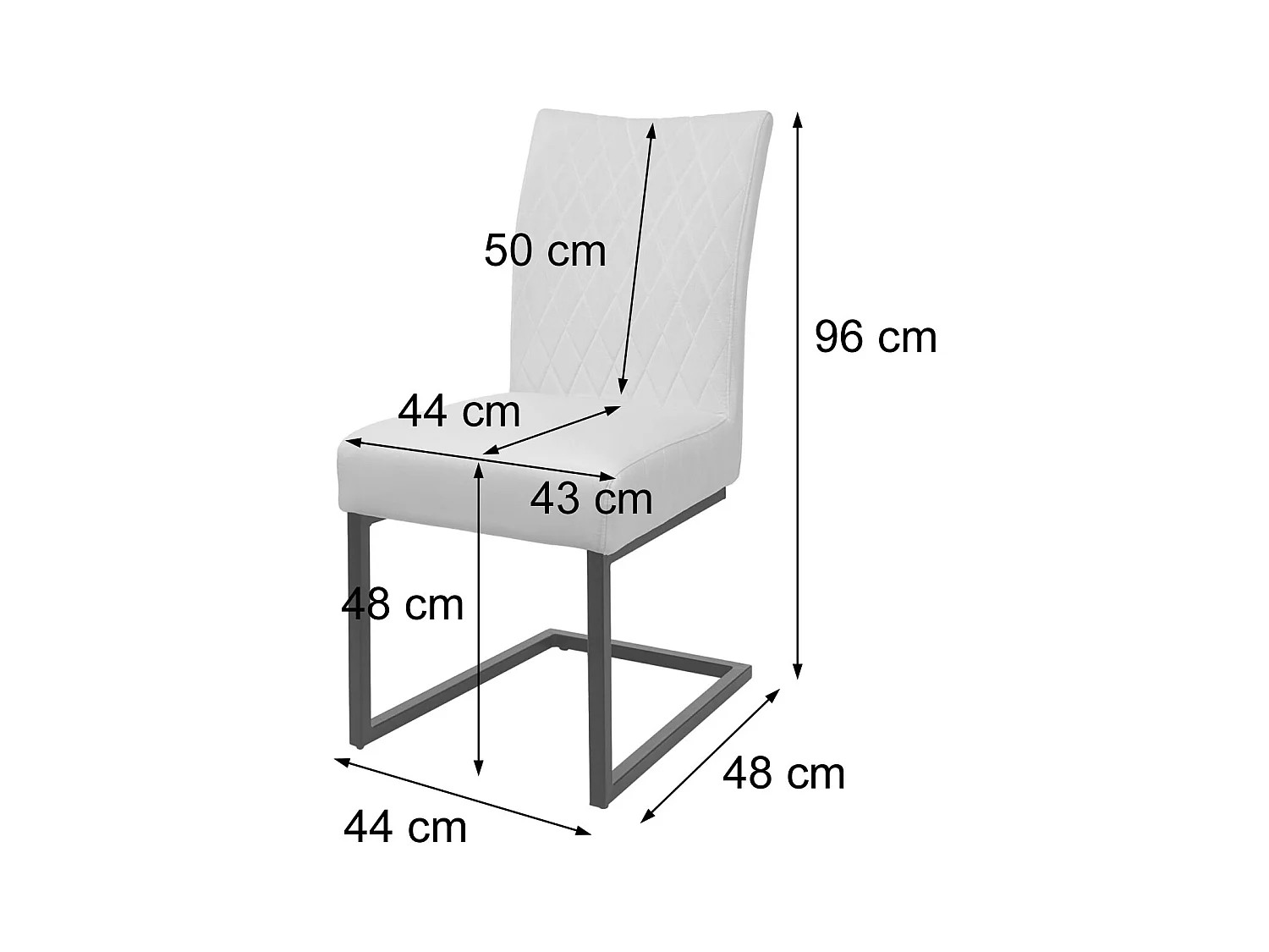 Piétement luge MCW-L15 (lot de 2),  vert