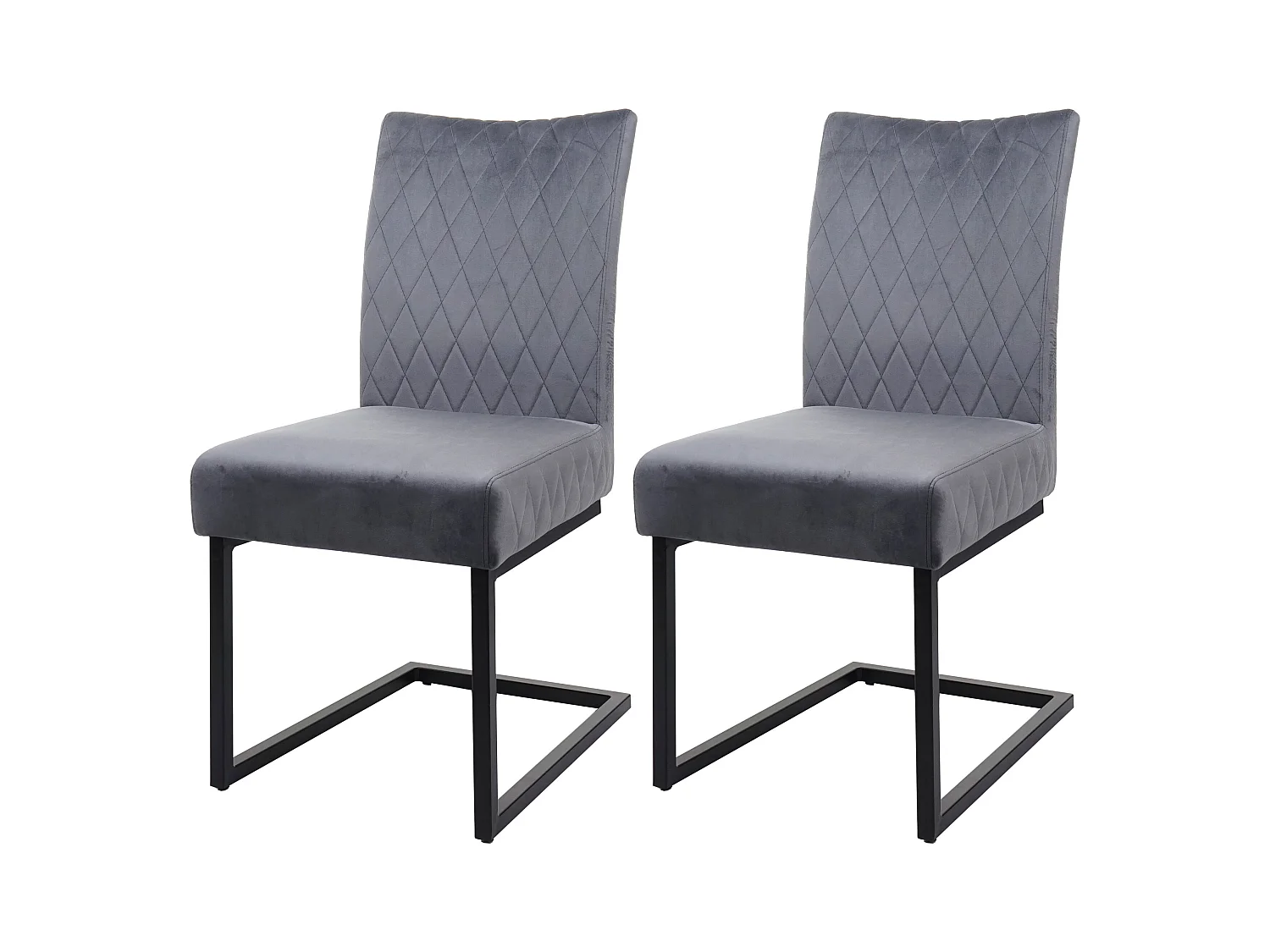 Piétement luge MCW-L15 (lot de 2),  gris foncé