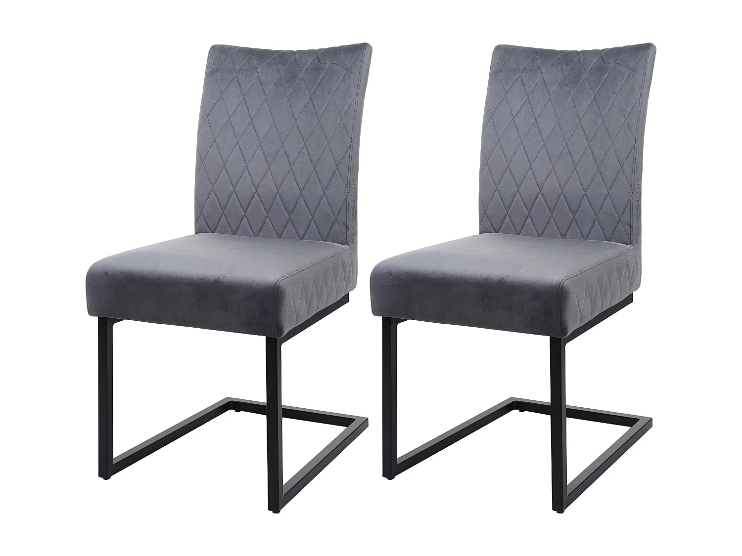 Piétement luge MCW-L15 (lot de 2),  gris foncé