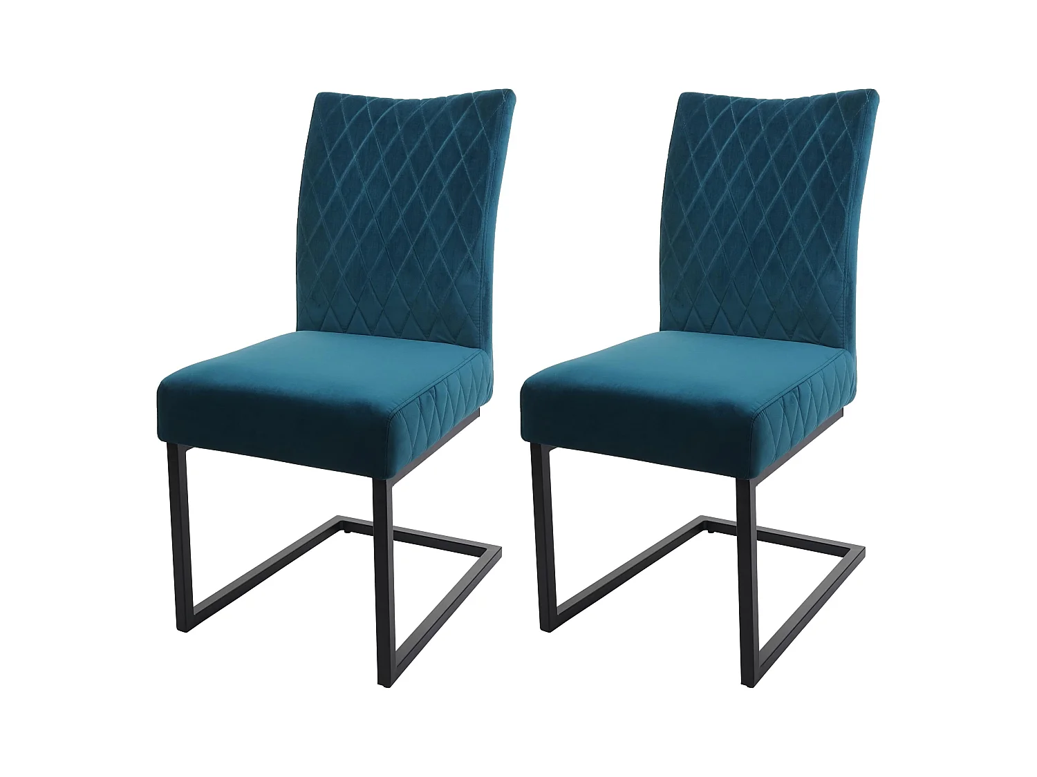 Piétement luge MCW-L15 (lot de 2),  turqoise-bleu