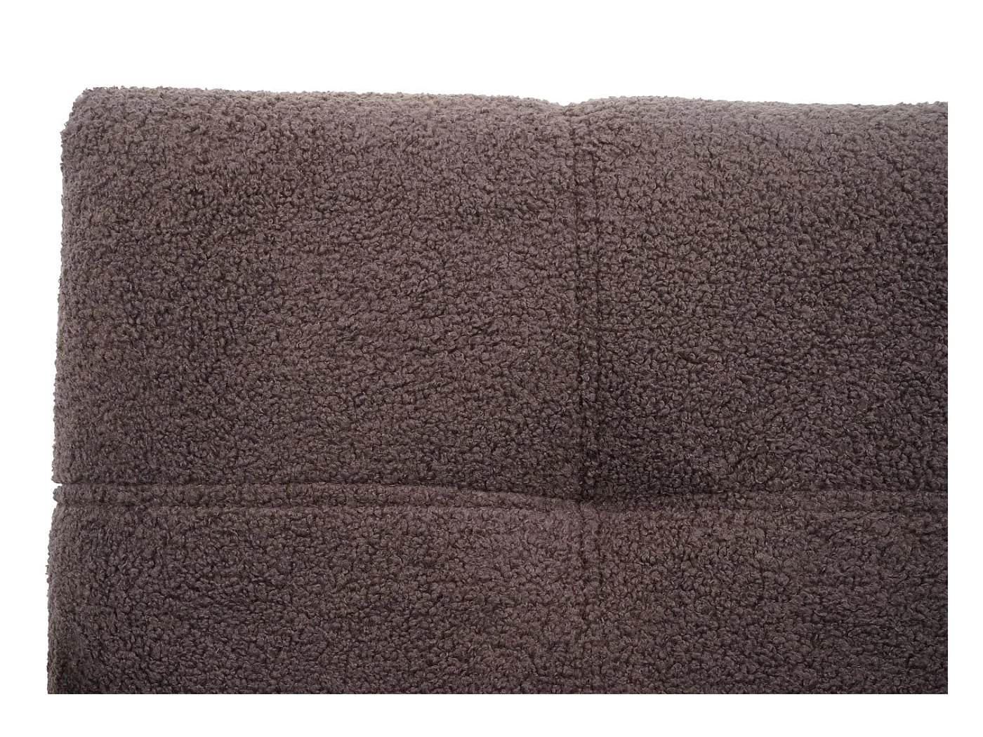 Lot de 2 chaises de salle à manger rembourrée avec accoudoirs en tissu bouclé marron 04_0007368